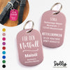 Notfall-Anhänger "Design #1" mit Wunschgravur | personalisiert | neun Farben | Geschenk, Trensenmarke, Glücksbringer