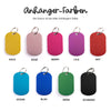 Notfall-Anhänger "Design #1" mit Wunschgravur | personalisiert | neun Farben | Geschenk, Trensenmarke, Glücksbringer