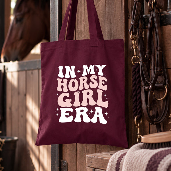 Stofftasche "In my Horse Girl Era" Baumwolle | Einkaufstasche, Beutel | Geschenk