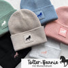 Beanie Mütze Tölter Islandpferd | personalisiert | Geschenk, Geschenkidee