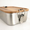Lunchbox "Isländer #3" mit Bambusdeckel | Design: Isländer | personalisiert | Brotdose, Geschenk