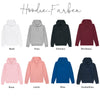 Hoodie "Pferdeliebe" mit Wunschwort | Design: Lines | personalisiert | Geschenk