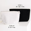 Tasche Baumwolle "Wunschtext + Symbol" personalisiert | 2 Größen | Geschenk, Geburtstag, Kulturbeutel