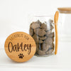 Leckerli Glas personalisiert | Design: "Leckerlis von ..." | Hunde, Geschenk