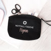 Notfall-Tasche mit Wunschwort | Erste Hilfe | personalisiert | Schwarz