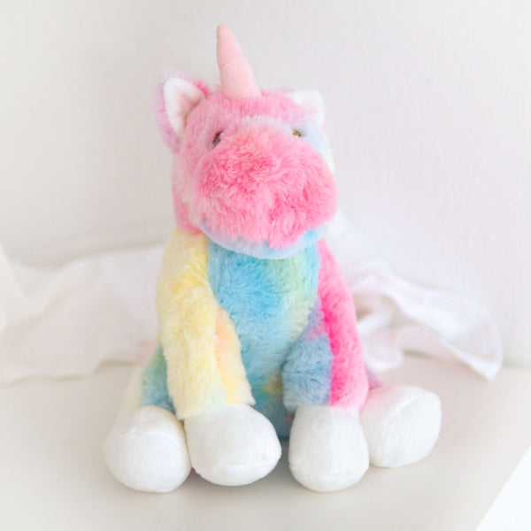 Regenbogen-Einhorn Kuscheltier | Kinder, Geschenk, Glücksbringer