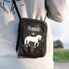 Mini-Tasche für Geldbeutel & Handy personalisiert | Design "Pferd #1" mit Wunschtext | Geschenk