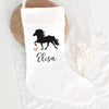 Weihnachtsstrumpf Nikolaussocke Design "Isländer #1 + Name" | personalisiert | Design: Isländer | Weihnachten, Geschenk
